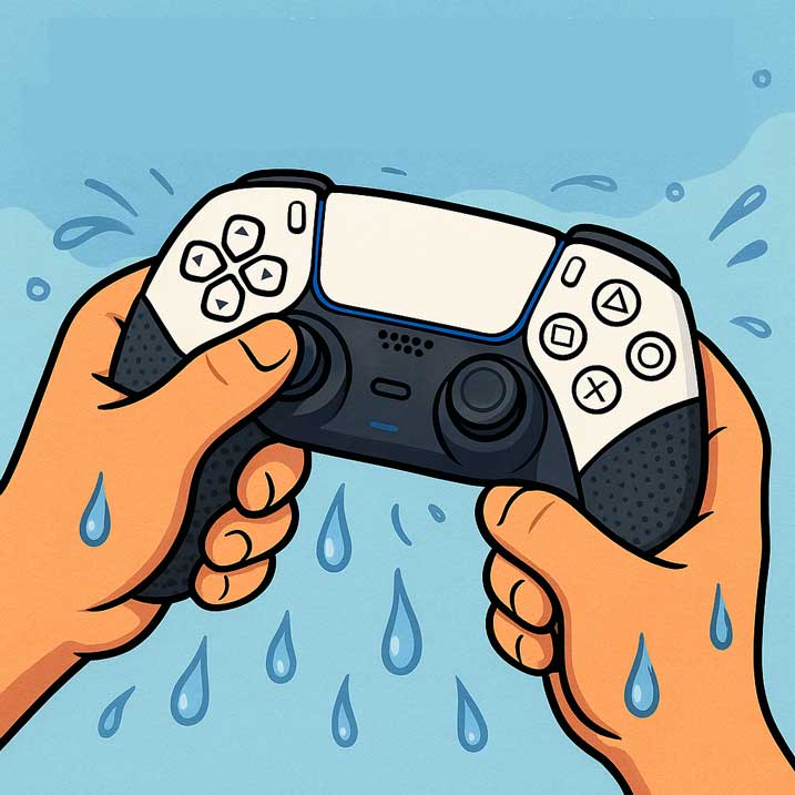ضدتعریق بودن کاور دسته ps5