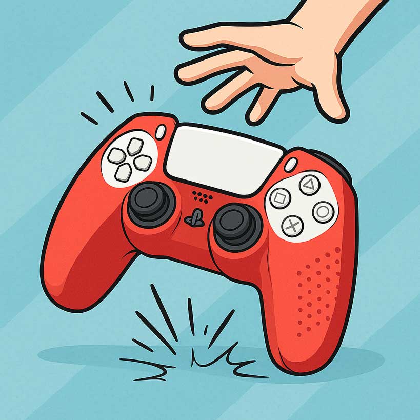 ضدضربه بودن کاور دسته ps5