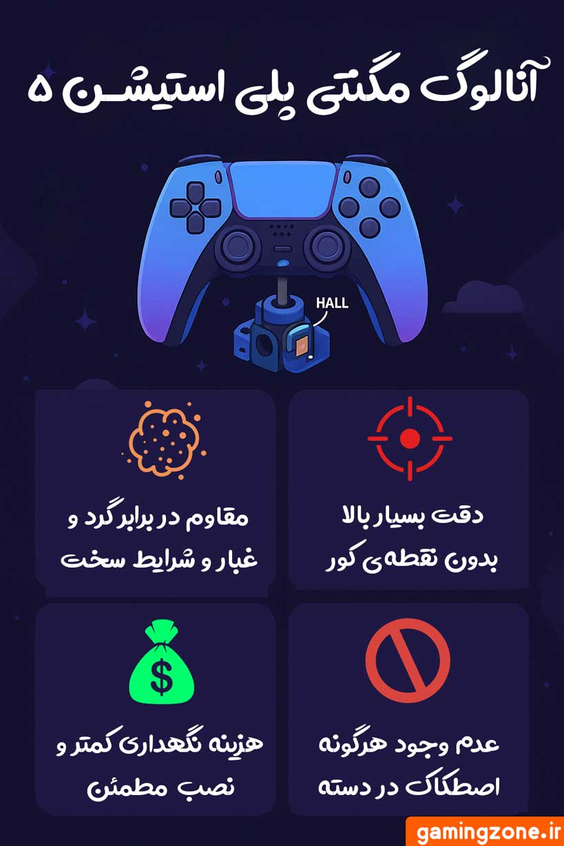 مزایای آنالوگ هال افکت